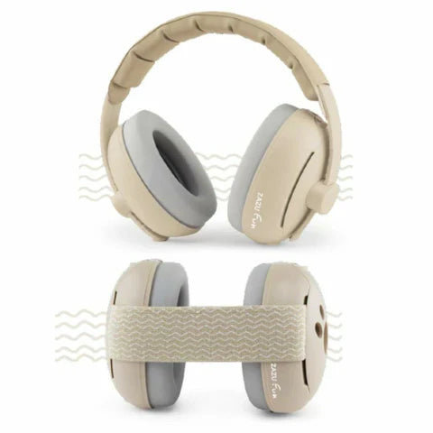 Zazu Gehoorbescherming Baby & Junior 2 in 1 | Taupe