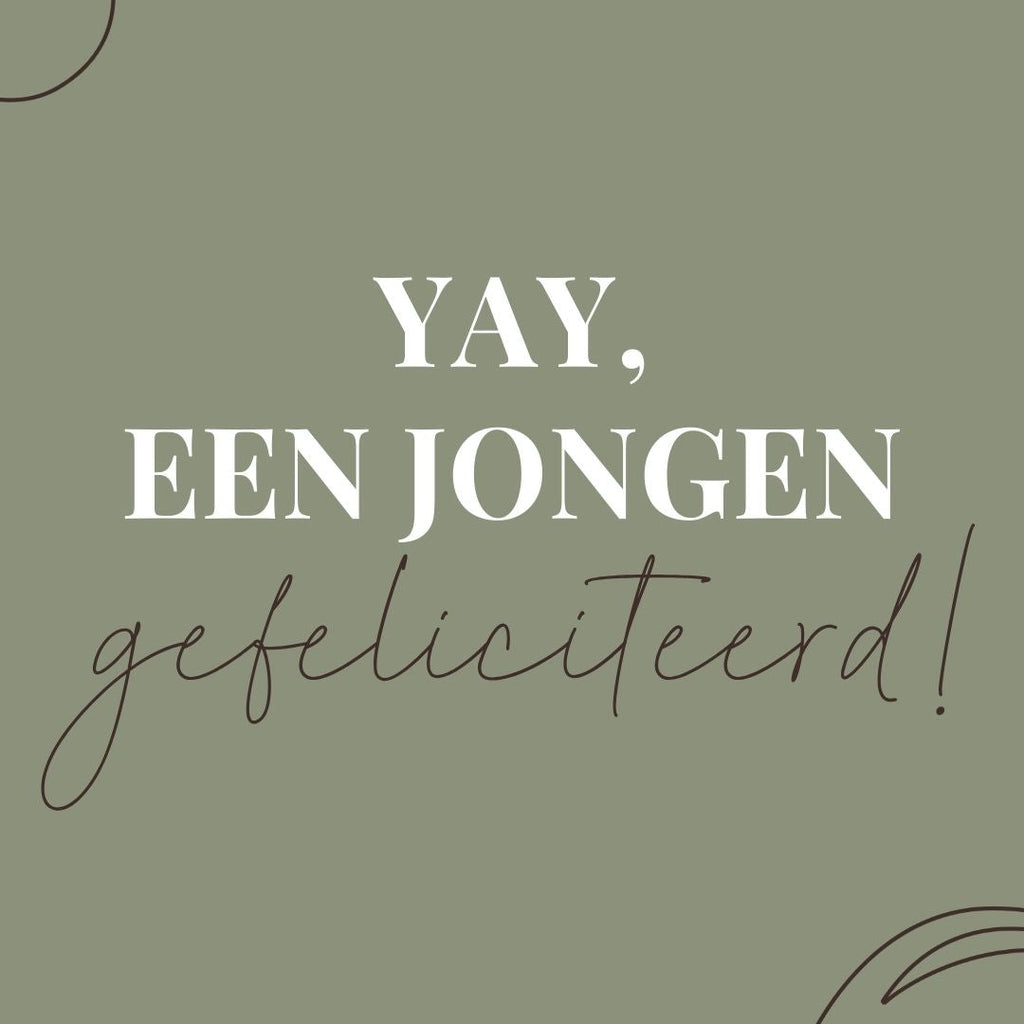 Online cadeaubon - Yay! Het is een jongen!