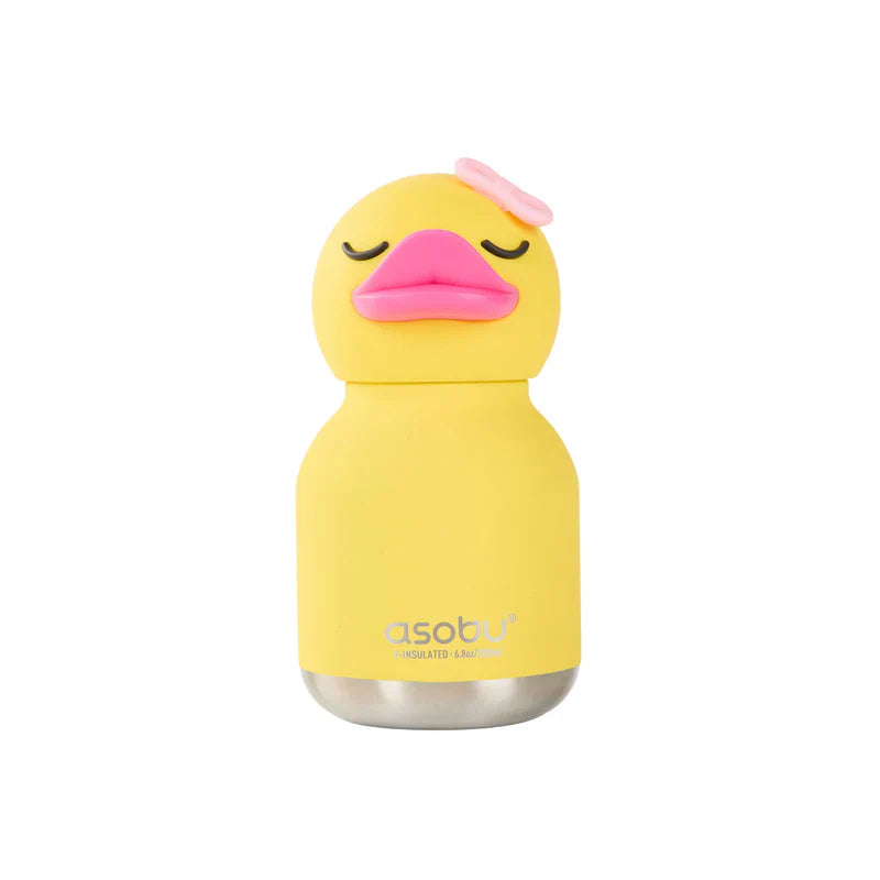 Asobu Mini Bestie Drinkfles Sleutelhanger 200ml | Eend