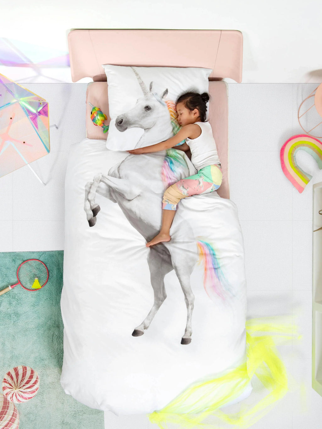 SNURK Dekbedset 120x150cm | Unicorn