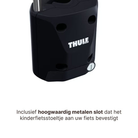 Thule Yepp 2 Maxi Fietsstoel Achterop Frame Montage | Majolica Blue