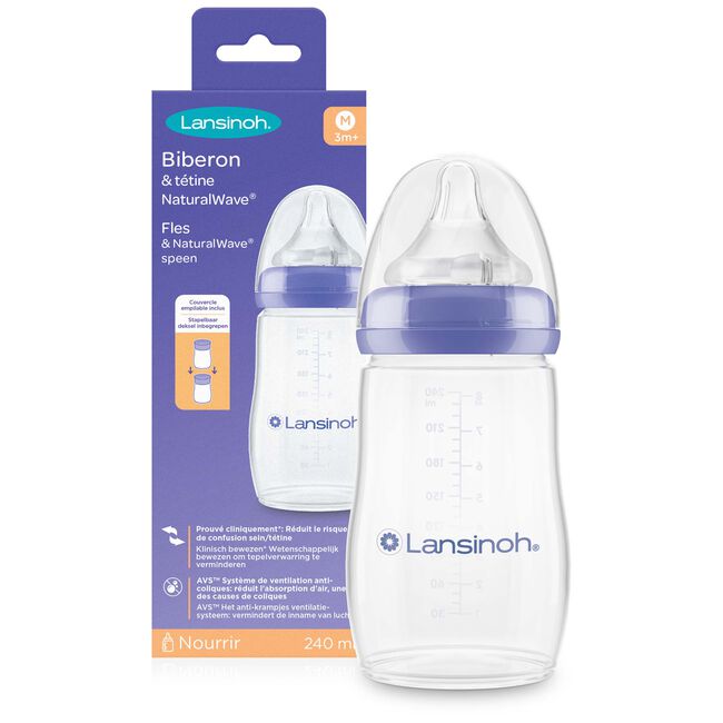 Lansinoh Natural Wave Fles | 240ml