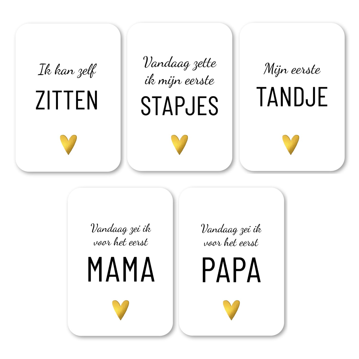 Lifestyle 2 Love Mijlpaalkaarten 25st | Baby