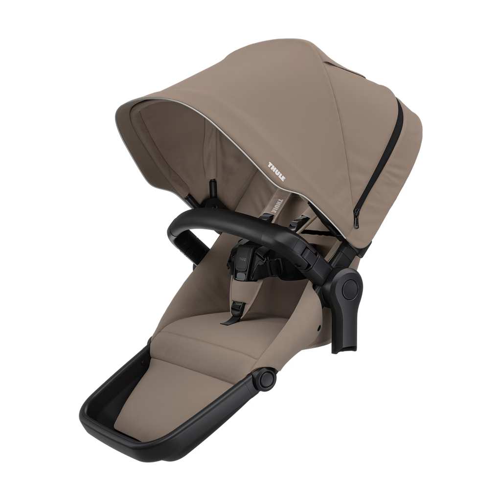 Thule Sleek 2 Sibling Seat | Tinted Taupe On Black