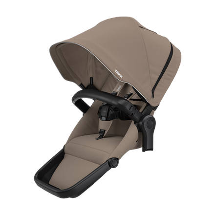 Thule Sleek 2 Sibling Seat | Tinted Taupe On Black