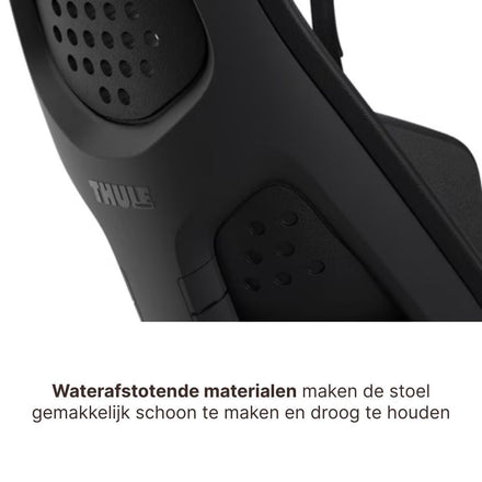 Thule Yepp 2 Maxi Fietsstoel Achterop Bagagedrager Montage I Midnight Black