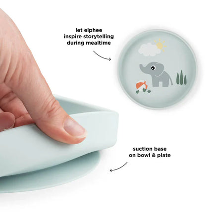 Done By Deer Silicone Stick&Stay Bordje | Playground Blue