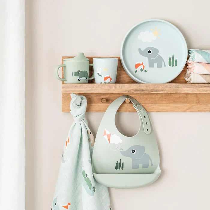 Done By Deer Silicone Stick&Stay Bordje | Playground Blue