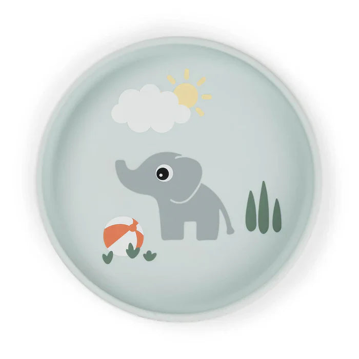 Done By Deer Silicone Stick&Stay Bordje | Playground Blue