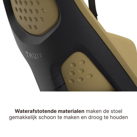 Thule Yepp 2 Maxi Fietsstoel Achterop Bagagedrager Montage I Fennel Tan