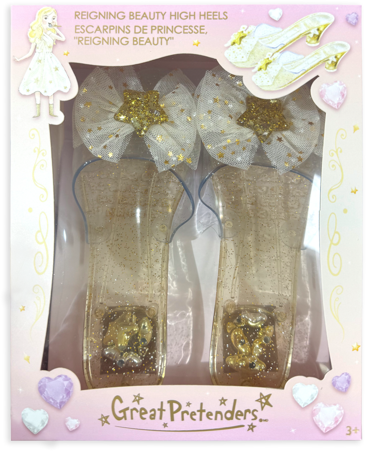 Great Pretenders Reigning Beauty High Heels verkleedschoentjes goud