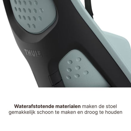 Thule Yepp 2 Maxi Fietsstoel Achterop Bagagedrager Montage I Alaska Blue