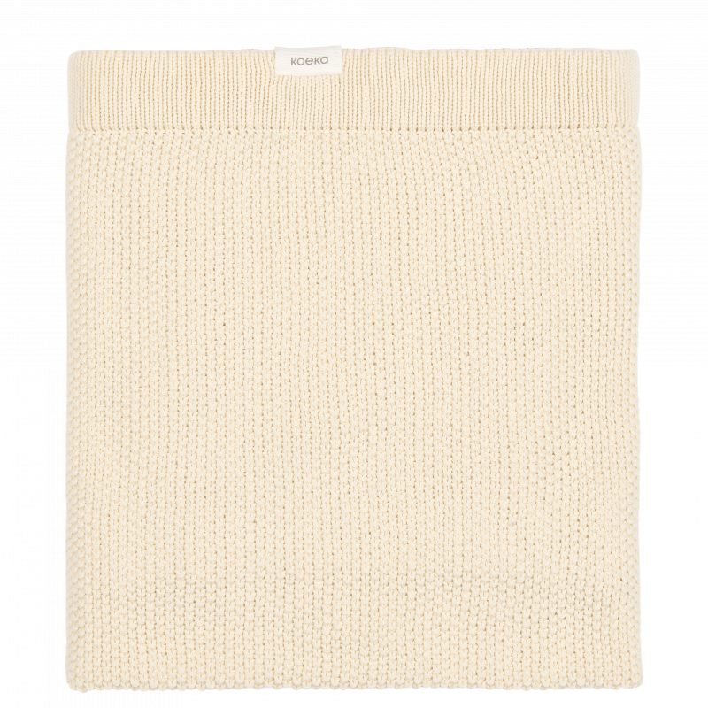 Koeka Ledikantdeken 100x140 Lisbon | Powder White