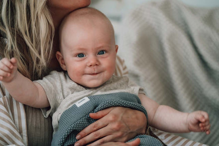 Koeka Ledikantdeken 100x140 Lisbon | Dew