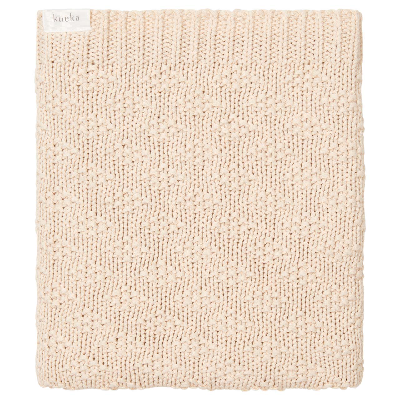 * Koeka Wiegdeken Braga | Warm White 75x90cm