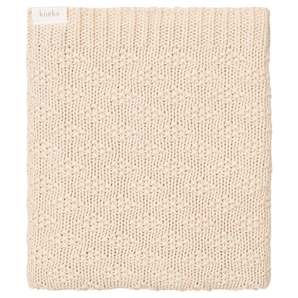 * Koeka Wiegdeken Braga | Warm White 75x90cm