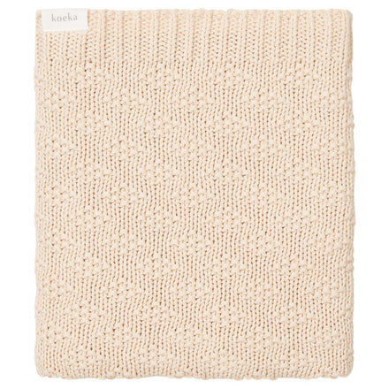 * Koeka Wiegdeken Braga | Warm White 75x90cm