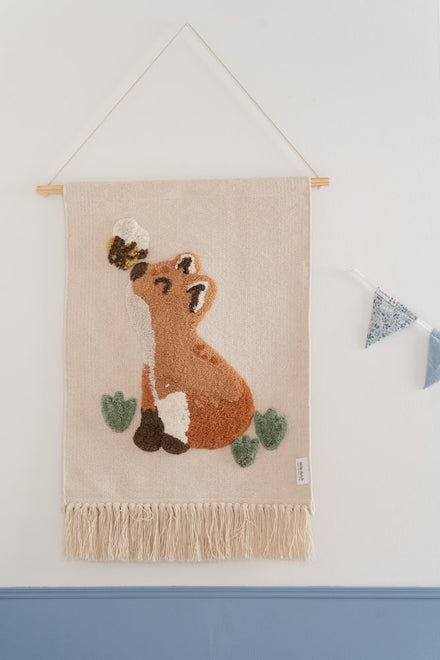 Little Dutch Wandtapijt Vos | Forest Friends Wit