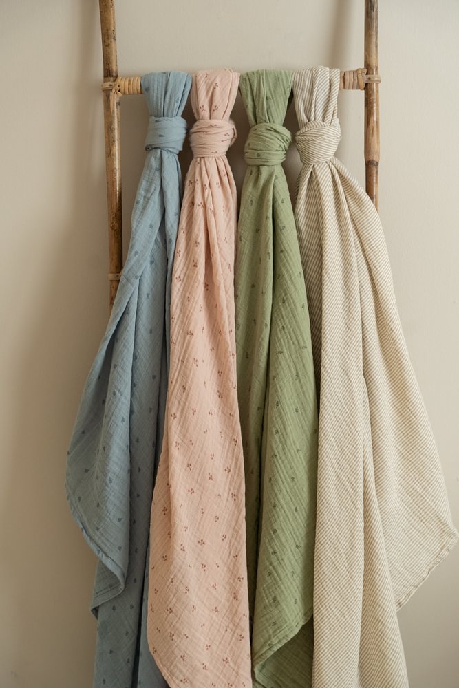 Little Dutch Swaddle Doek Hydrofiel 120x120 | Pure Denim Blue