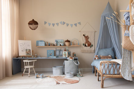 Little Dutch Opbergmand Groot 35Ø | Forest Adventure Blauw