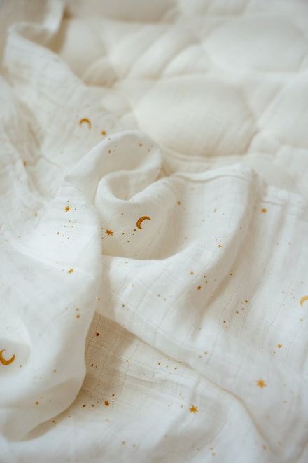 Little Dutch Wiegdeken 70x100 Quilted | Pure Soft White