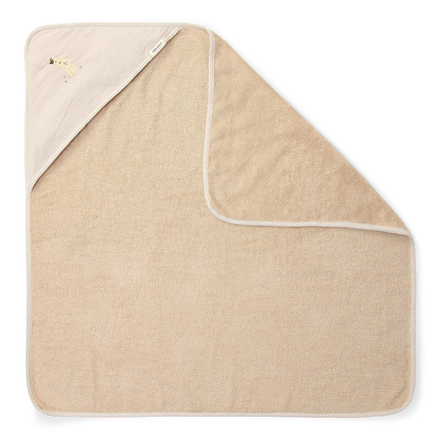 Little Dutch Badcape Baby Bunny 75x75 | Beige