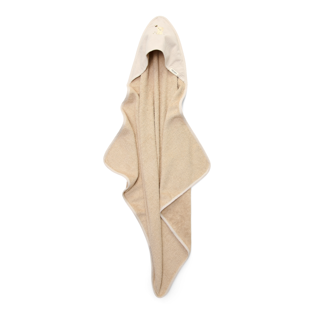 Little Dutch Badcape Baby Bunny 75x75 | Beige