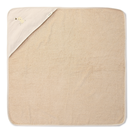 Little Dutch Badcape Baby Bunny 75x75 | Beige