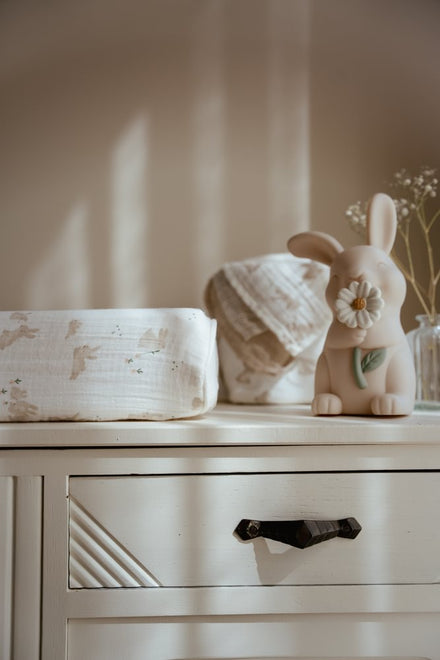 Little Dutch Aankleedkussenhoes Baby Bunny | Wit