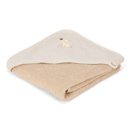 Little Dutch Badcape Baby Bunny 75x75 | Beige