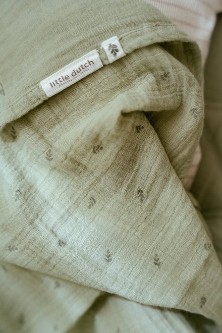 Little Dutch Swaddle Doek Hydrofiel 120x120 | Pure Sage