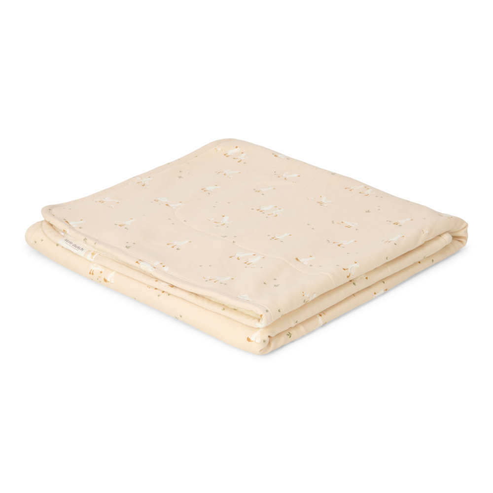 Little Dutch Wiegdeken Fleece Little Goose 70x100 | Beige