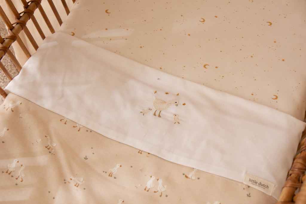 Little Dutch Hoeslaken Moon & Stars 70X140/150 | Wit