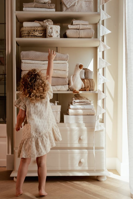 Little Dutch Wiegdeken Fleece Little Goose 70x100 | Beige