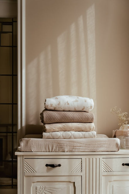 Little Dutch Wiegdeken Fleece Little Goose 70x100 | Beige