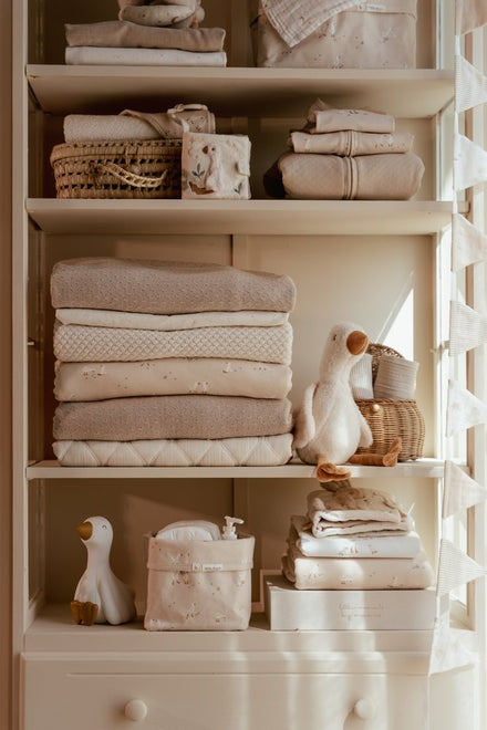 Little Dutch Wiegdeken Fleece Little Goose 70x100 | Beige