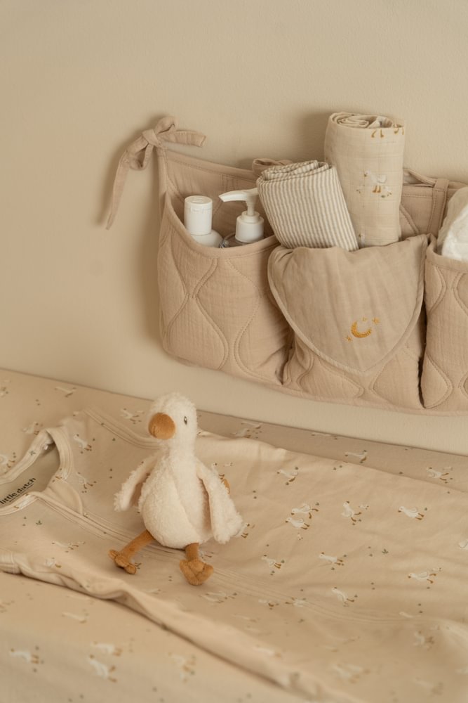 Little Dutch Aankleedkussenhoes Little Goose | Beige