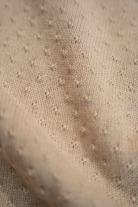 Little Dutch Ledikantdeken Gebreid/Fleece 110x140 | Pure Soft Beige