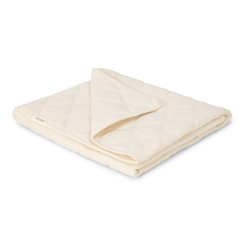 Little Dutch Ledikantdeken Quilted 110x140 | Pure Soft White