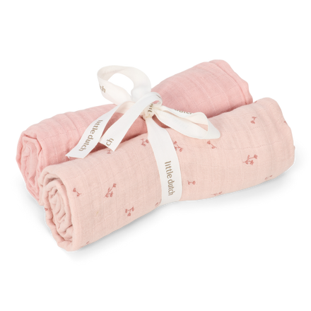 Little Dutch Swaddle Doeken Hydrofiel 70x70 | Pure Blossom