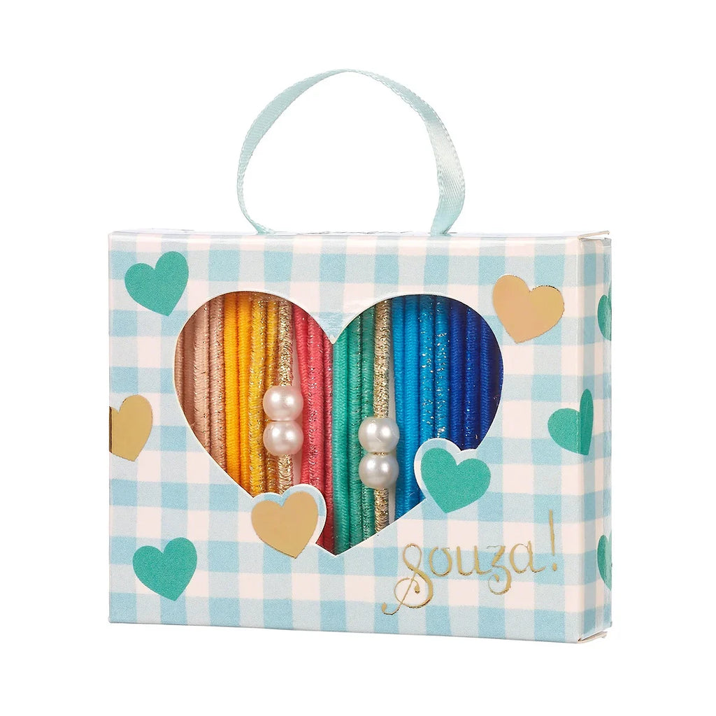 Souza Haarelastiekjes 24 Stuks | Lentegroen