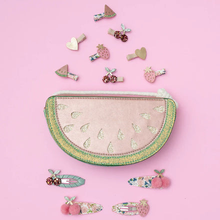 Mimi & Lula Kersen Haarspeldjes Roze Multi