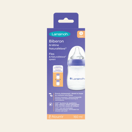 Lansinoh Drinkfles Met Natural Wave Speen | 160ml