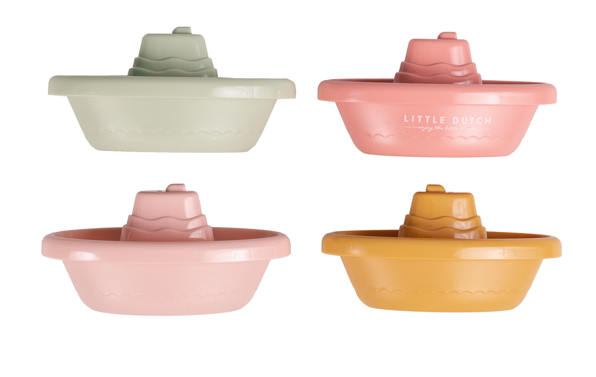 Little Dutch Badspeeltjes Stapelbare Bootjes | Roze