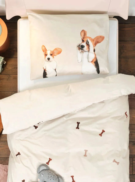 SNURK Dekbedset 140x200/220cm | Beagle Friends