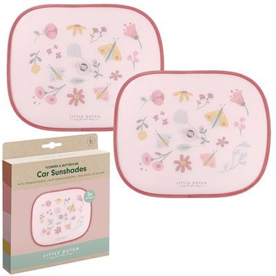 * Little Dutch Set 2 Autozonneschermen | Flowers