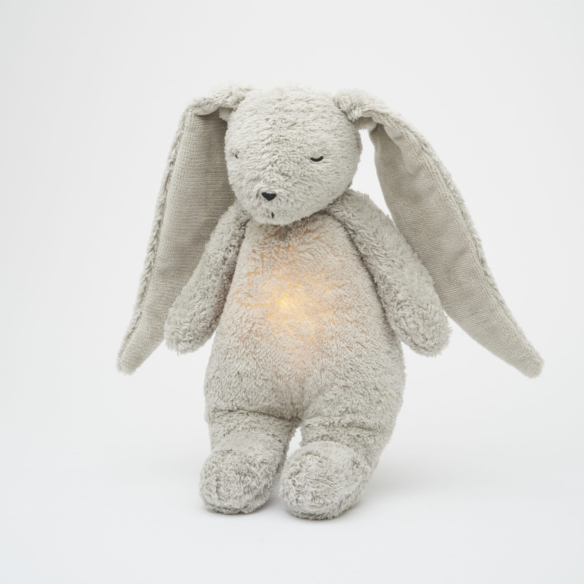 Moonie Knuffel Hartslag en Licht | Bunny Organic Grey Natur