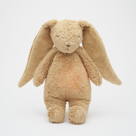 Moonie Knuffel Hartslag en Licht | Bunny Organic Cappuccino Natur