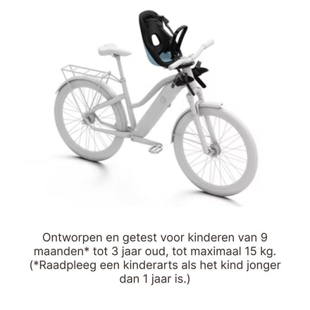 Thule Yepp Nexxt 2 Mini Fietsstoel Voorop I Aquamarine Blue