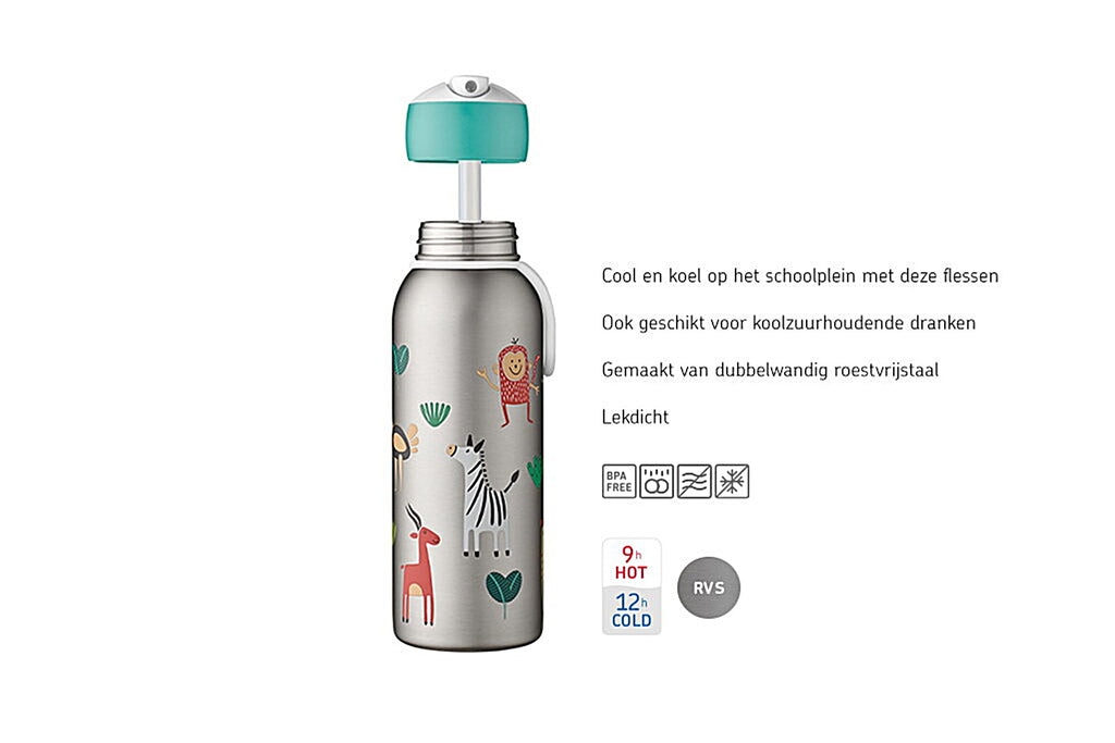 Mepal Little Dutch Thermische Drinkfles Met Drinktuit 350ml | Little Farm